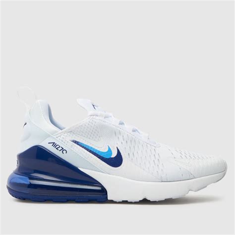 Nike Air Max 270 Weiß Blau Double Swoosh 45 Neu OVP 